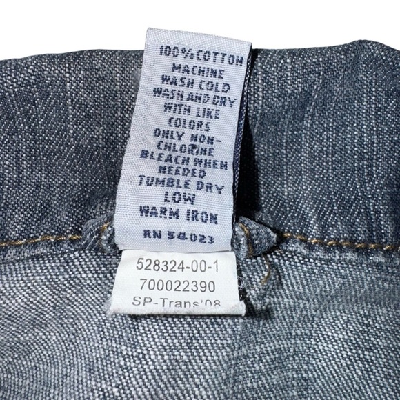 Baby Gap Kids Jean Jacket Trucker Blue Size 5 Years 2 Pocket 100% Cotton Faded - Picture 4 of 7